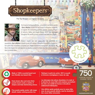 Foto 3 | Rompecabezas Masterpieces The Toy Shoppe 750 Piezas - Venta Internacional.
