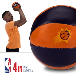 Foto 3 | Balones De Baloncesto De Juguete Franklin Sports Nba Phoenix Suns De 4 Pulgadas, Paquete De 2 - Venta Internacional.