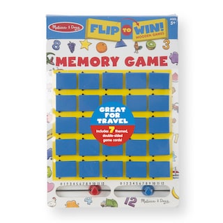 Foto 6 | Juego De Memoria Melissa & Doug Flip To Win Travel Con Tabla De Madera - Venta Internacional.