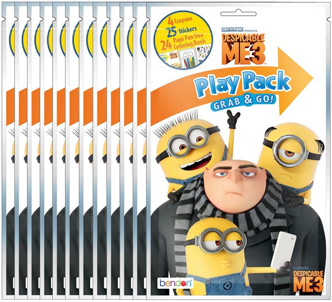 Foto 3 pulgar | Paquetes De Juegos Party Favor Bendon Minions Despicable Me Kids - Venta Internacional.