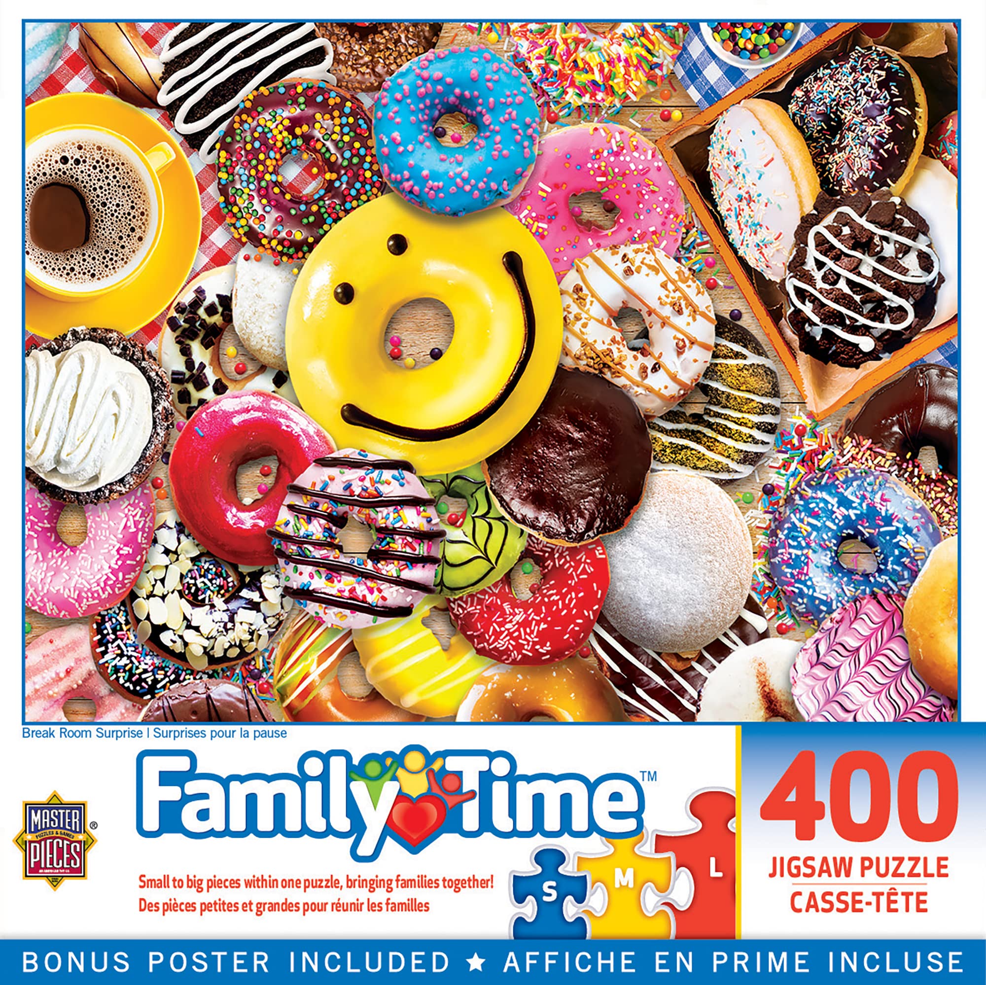 Foto 2 pulgar | Puzzle Masterpieces Break Room Surprise, 400 Piezas - Venta Internacional.