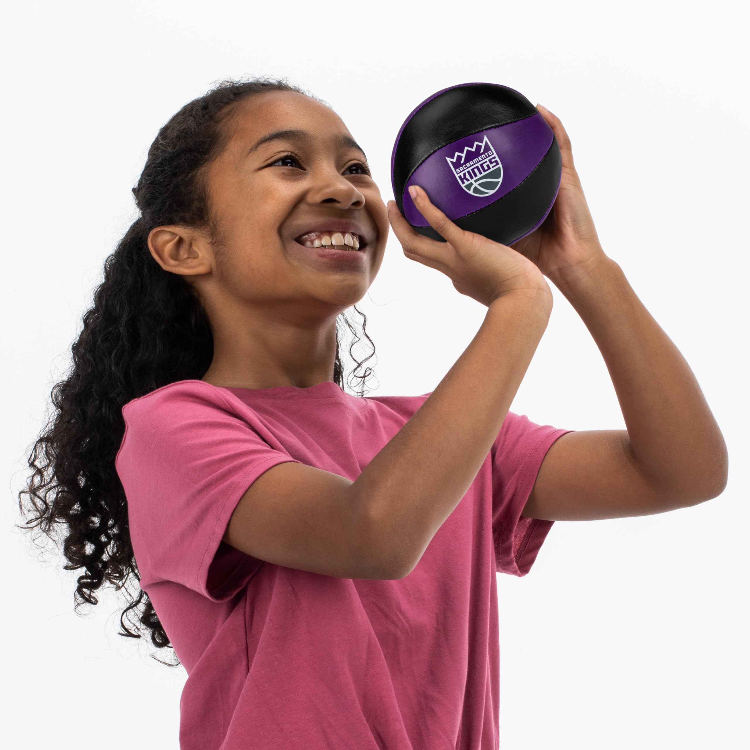 Foto 7 | Balones De Baloncesto De Juguete Franklin Sports Nba Sacramento Kings De 4 Pulgadas, Paquete De 2 - Venta Internacional.