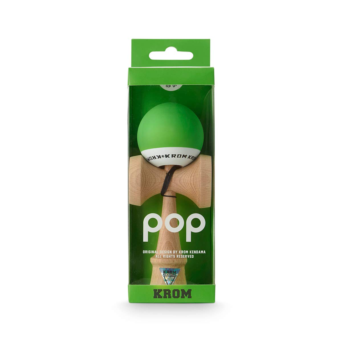 Foto 4 pulgar | Equilibrio De Textura Suave De Color Verde Oscuro Kendama Krom Pop - Venta Internacional.