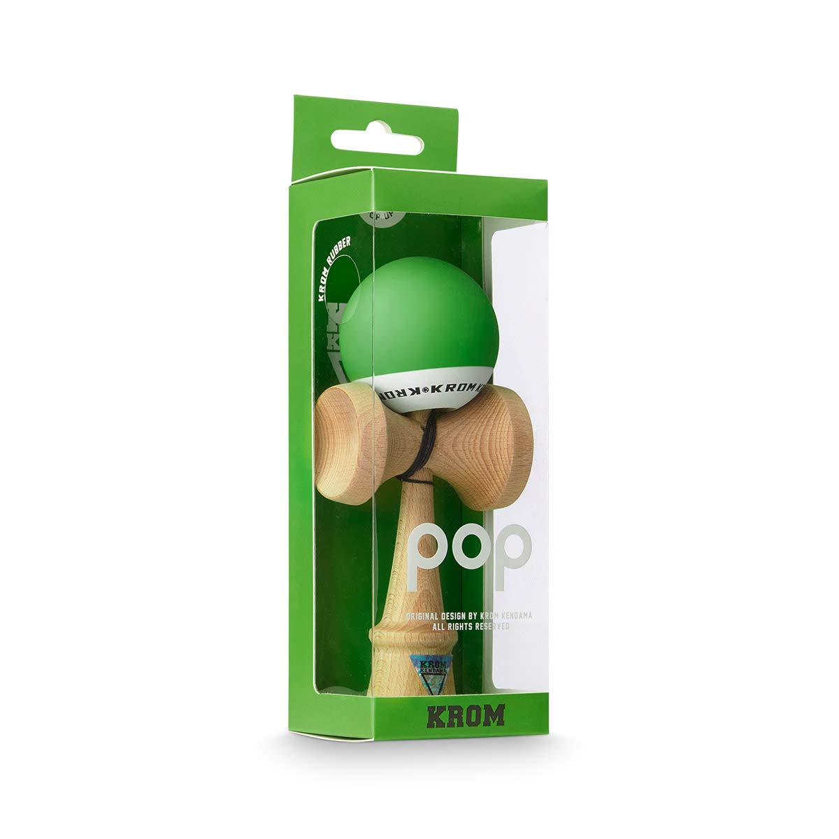 Foto 5 pulgar | Equilibrio De Textura Suave De Color Verde Oscuro Kendama Krom Pop - Venta Internacional.