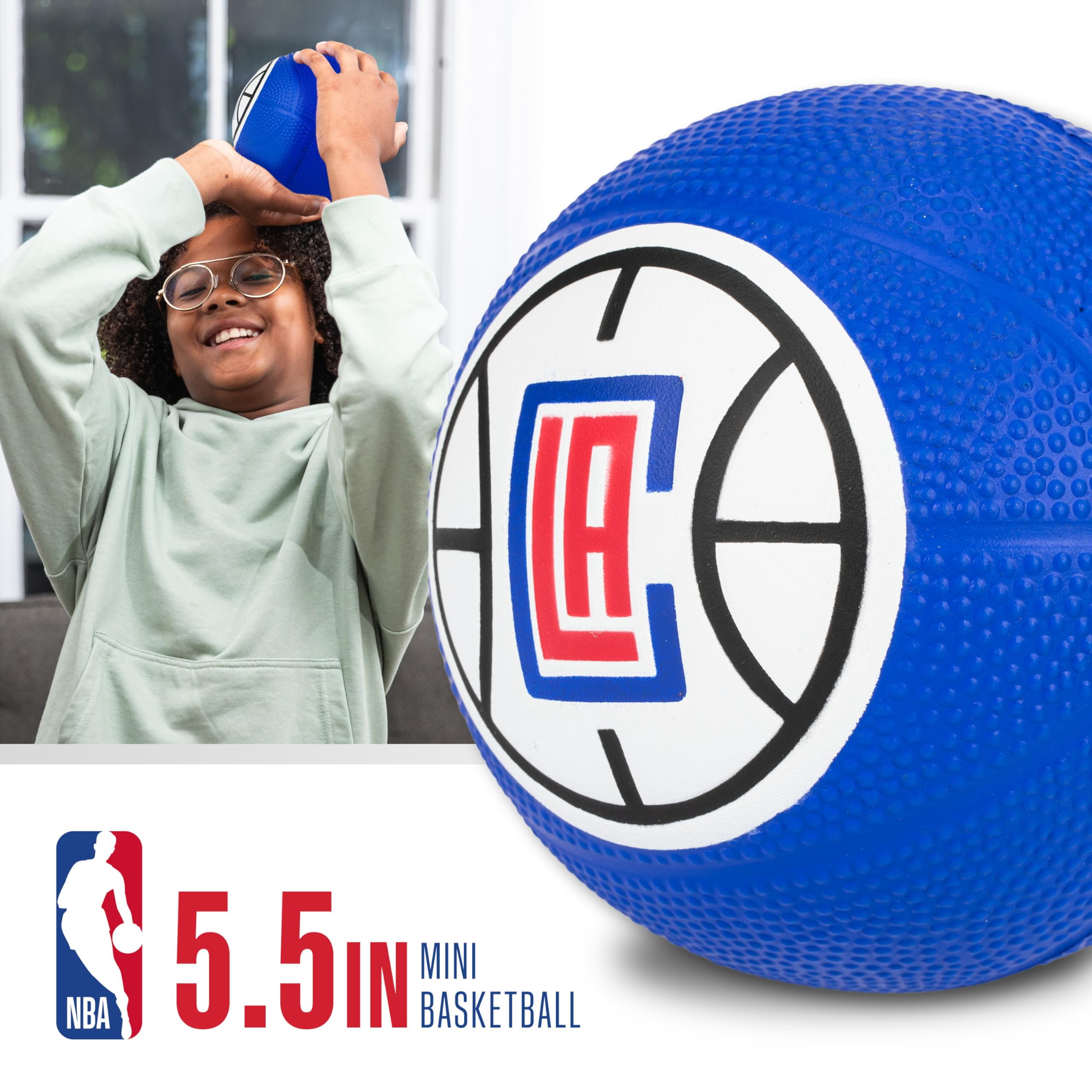Foto 3 pulgar | Minibásquetbol De Espuma Franklin Sports Nba Los Angeles Clippers - Venta Internacional.
