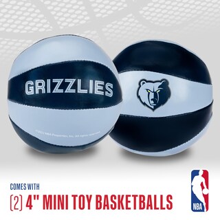 Foto 2 | Balones De Baloncesto De Juguete Franklin Sports Nba Memphis Grizzlies, Paquete De 2 - Venta Internacional.
