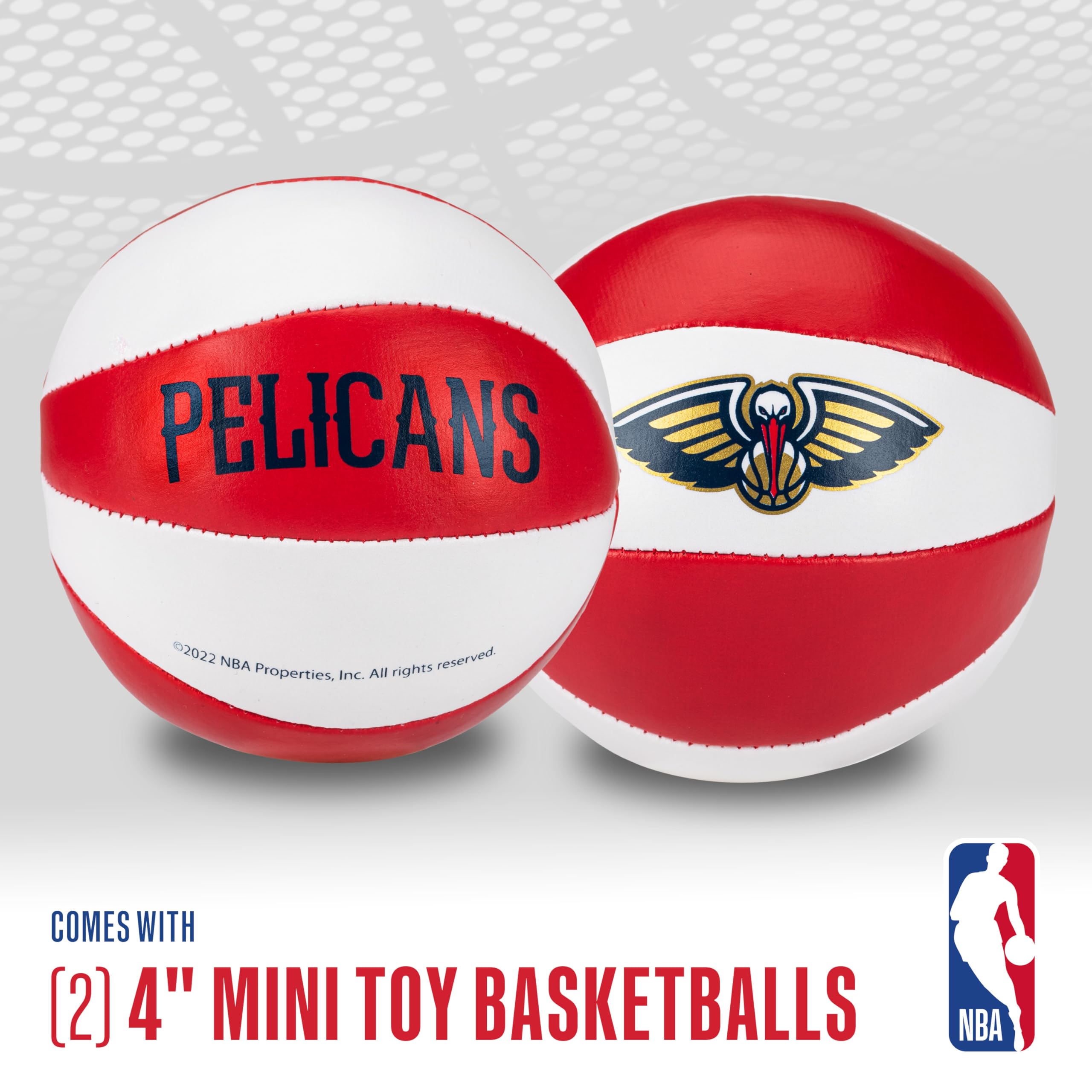 Foto 3 pulgar | Balones De Baloncesto De Juguete Franklin Sports Nba New Orleans Pelicans, Paquete De 2 - Venta Internacional.