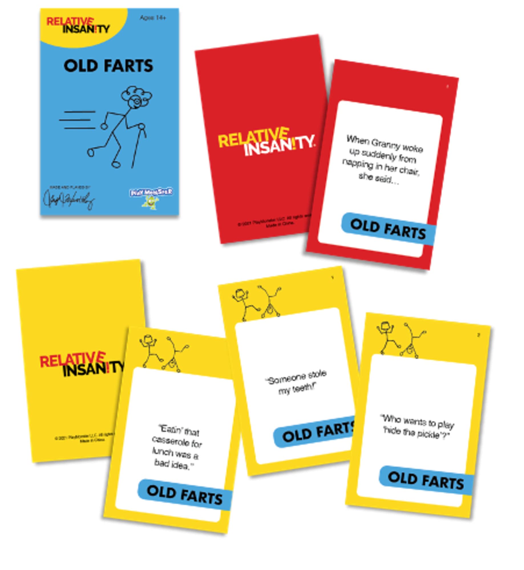 Foto 3 pulgar | Juego De Cartas Playmonster Relative Insanity Jeff Foxworthy 14+ - Venta Internacional.