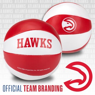 Foto 4 | Balones De Baloncesto De Juguete Franklin Sports Nba Atlanta Hawks De 4 Pulgadas, Paquete De 2 - Venta Internacional.