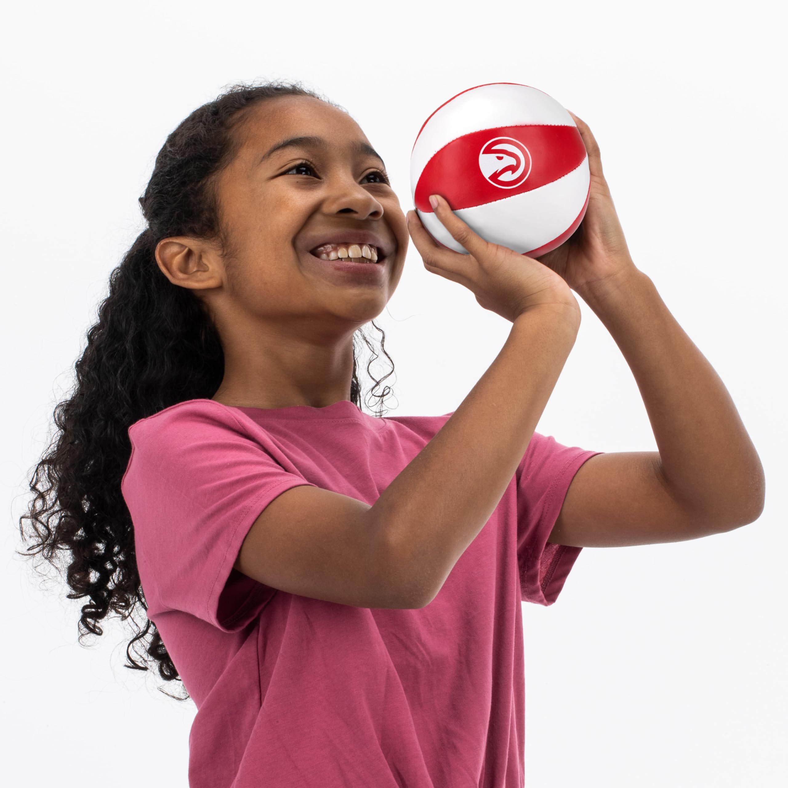 Foto 7 | Balones De Baloncesto De Juguete Franklin Sports Nba Atlanta Hawks De 4 Pulgadas, Paquete De 2 - Venta Internacional.