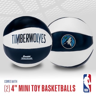 Foto 2 | Balones De Baloncesto De Juguete Franklin Sports Nba Minnesota Timberwolves - Venta Internacional.