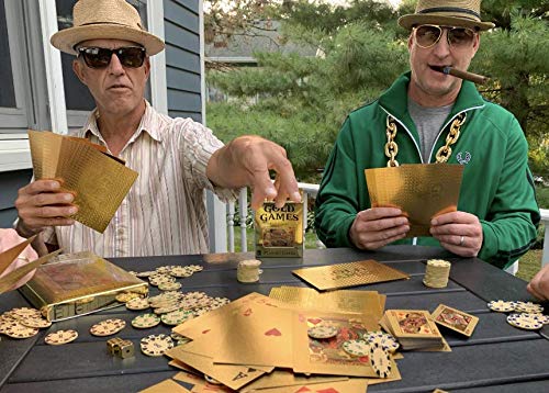 Foto 4 | Set De Dados Gold Games Gold, 2 Unidades, Aleación Metálica Resistente Al Agua - Venta Internacional.