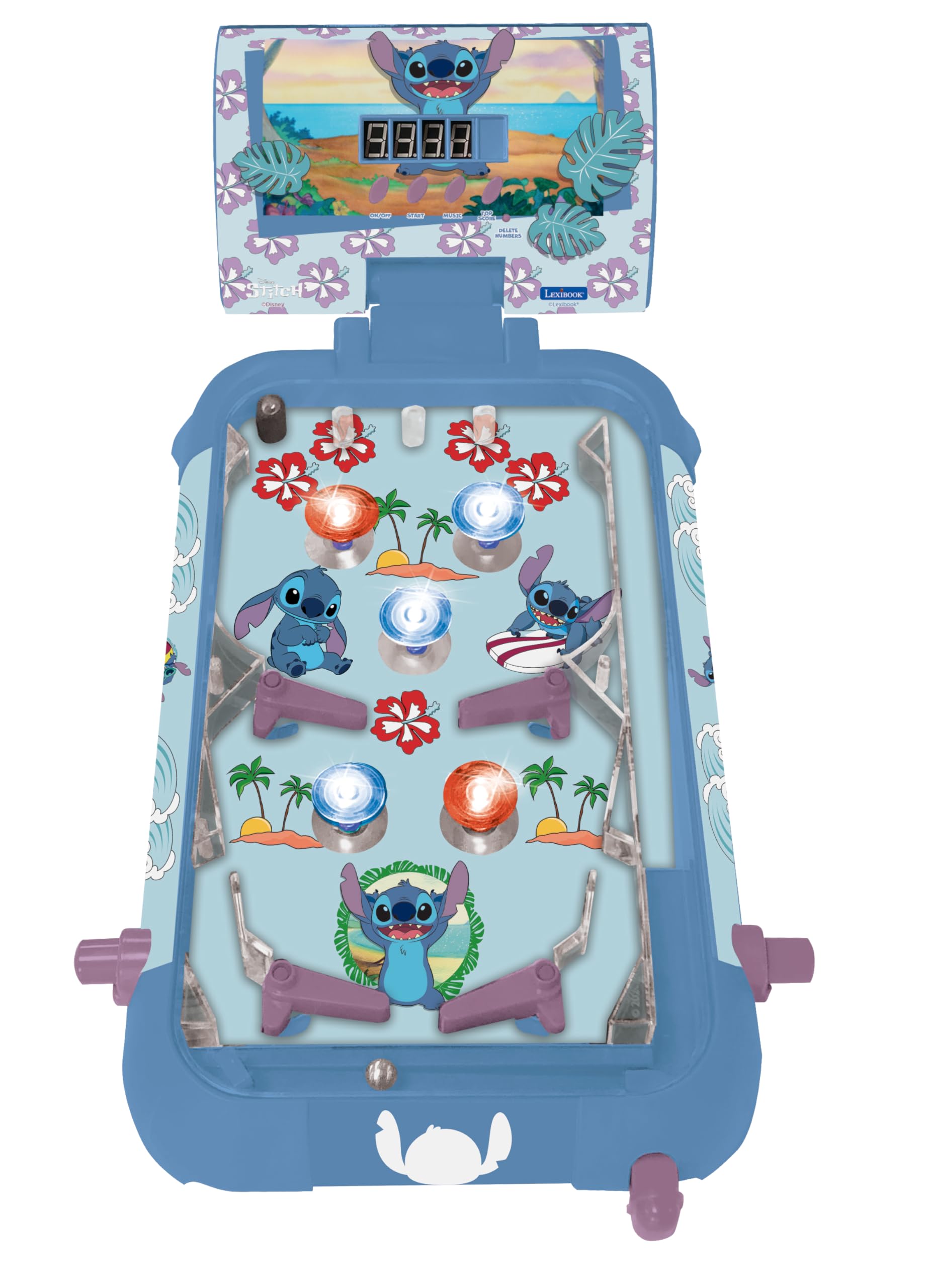 Foto 2 pulgar | Mesa Electrónica Pinball Lexibook Disney Stitch Jg610d Azul - Venta Internacional.