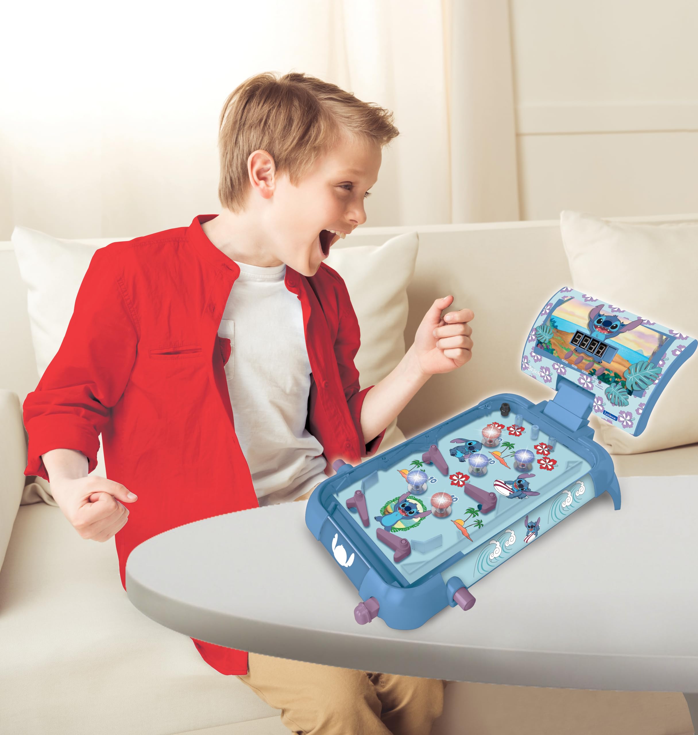 Foto 4 pulgar | Mesa Electrónica Pinball Lexibook Disney Stitch Jg610d Azul - Venta Internacional.