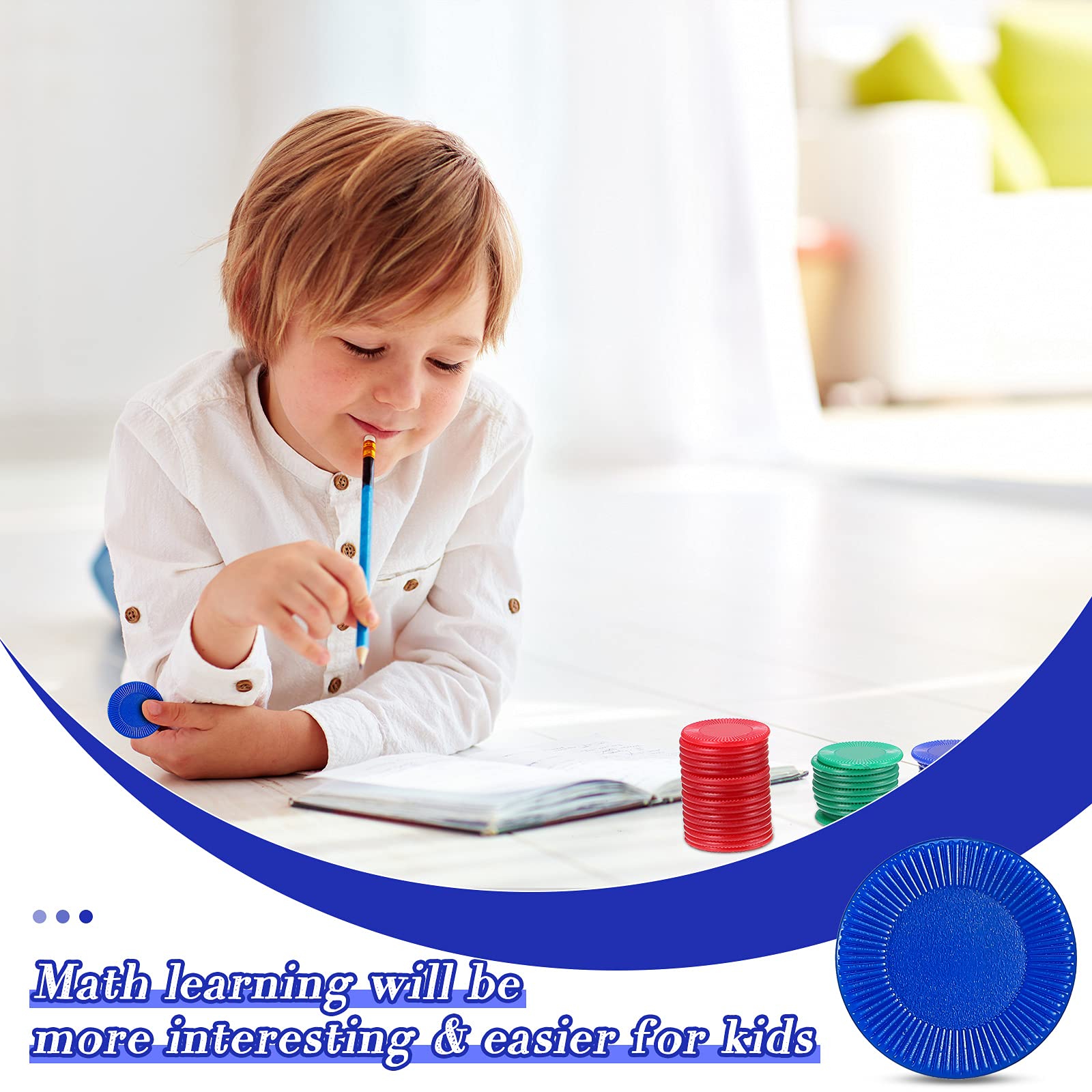 Foto 4 pulgar | Fichas De Póquer De Plástico Skylety 400 Piezas Para Juegos Infantiles - Venta Internacional.