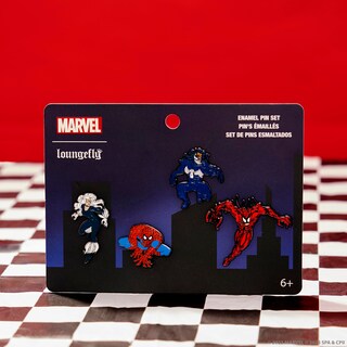 Foto 1 | Juego De Alfileres Loungefly Marvel Spider-man, Paquete De 4 Unidades Exclusivo De Amazon - Venta Internacional.