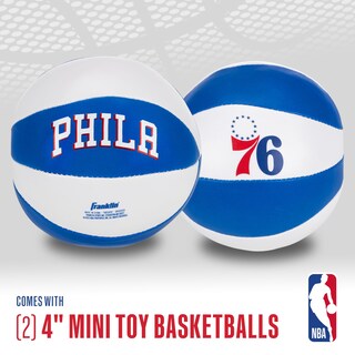 Foto 2 | Balones De Baloncesto De Juguete Franklin Sports Nba Philadelphia 76ers, Paquete De 2 - Venta Internacional.