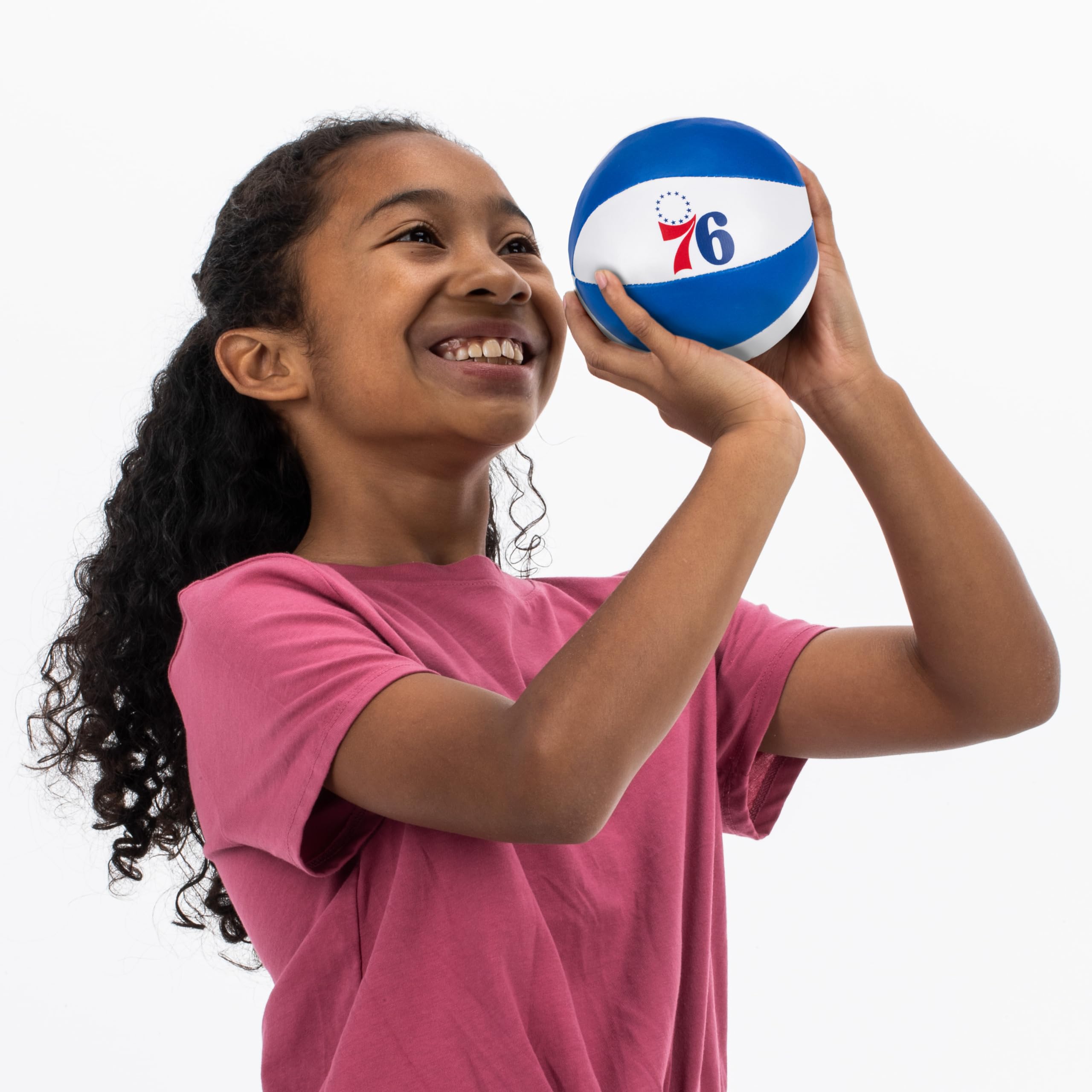 Foto 8 pulgar | Balones De Baloncesto De Juguete Franklin Sports Nba Philadelphia 76ers, Paquete De 2 - Venta Internacional.