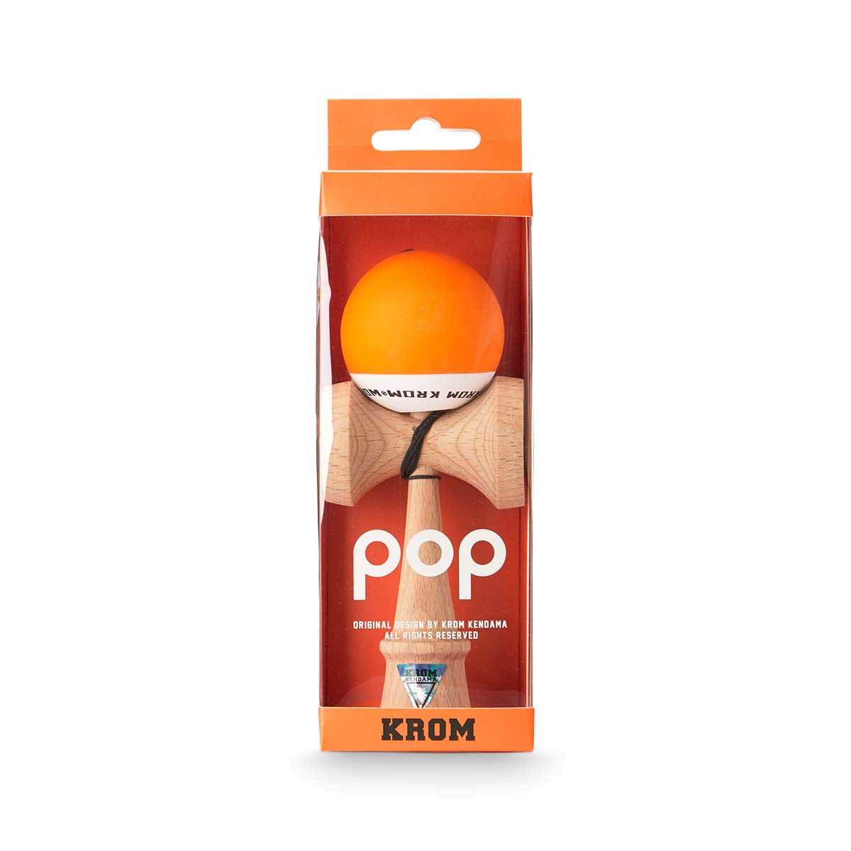 Foto 3 | Kendama Krom Pop Orange Textura Suave Y Equilibrio Impecable - Venta Internacional.