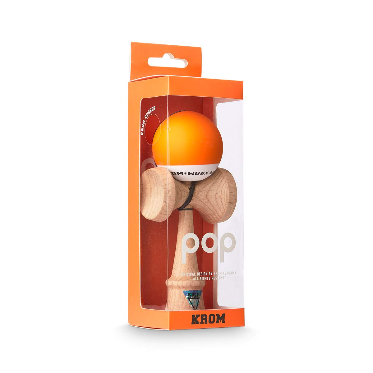 Foto 5 pulgar | Kendama Krom Pop Orange Textura Suave Y Equilibrio Impecable - Venta Internacional.