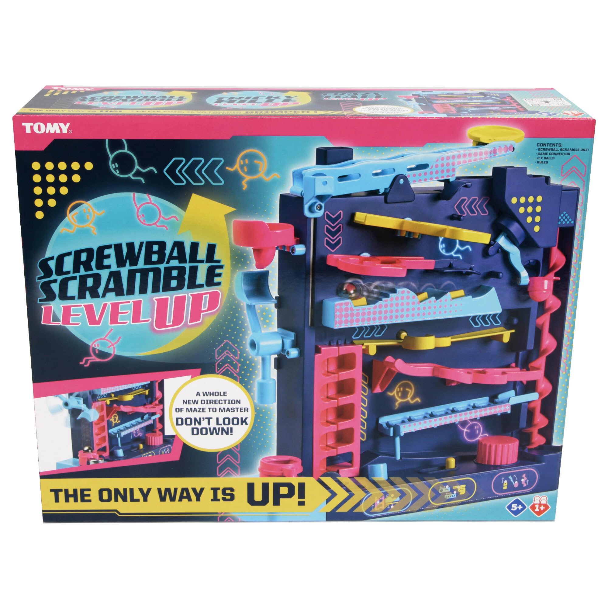 Foto 7 pulgar | Marble Run Obstacle Course Game Screwball Scramble Level Up - Venta Internacional.