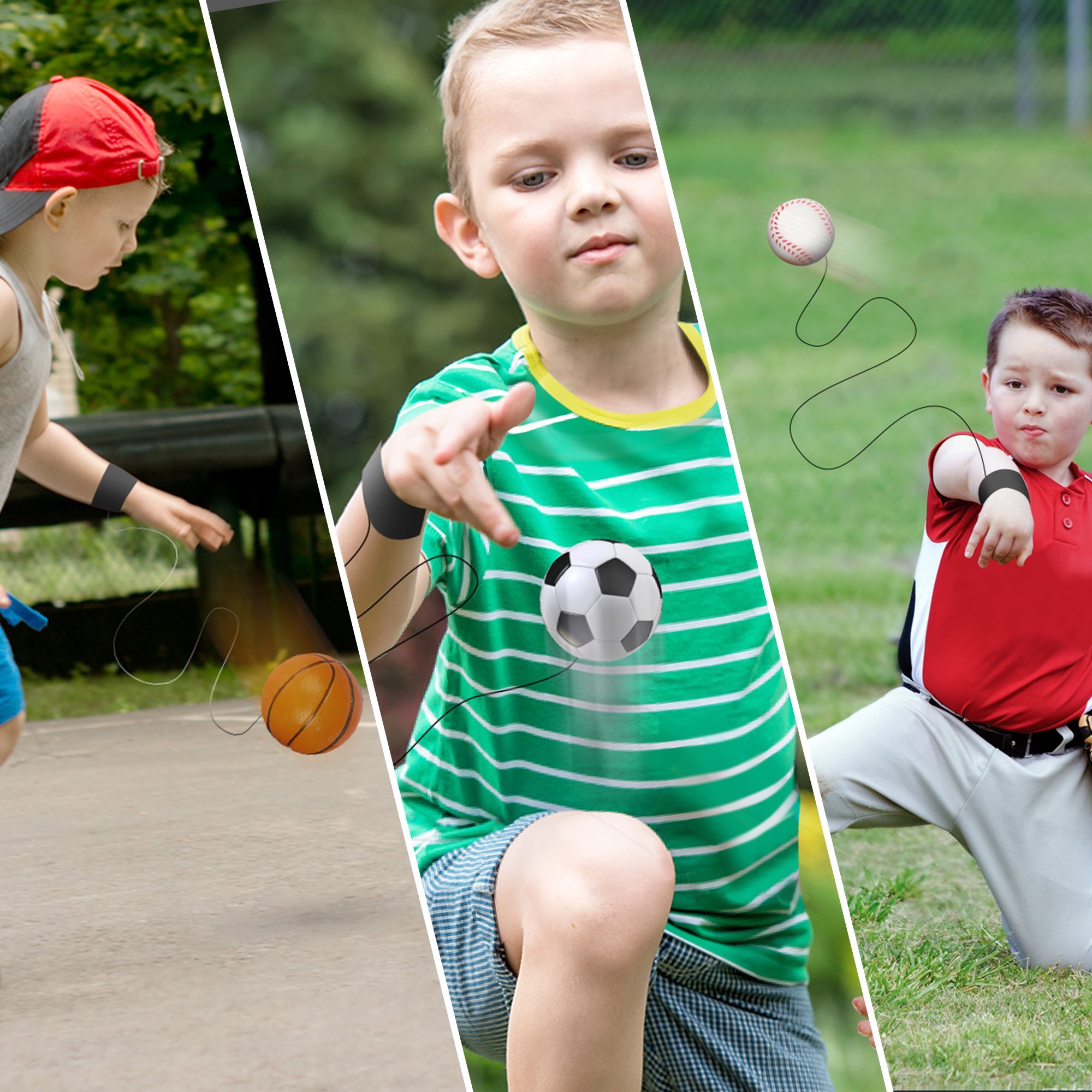 Foto 6 | Pelotas De Muñeca Artcreativity Sports, 3 Pelotas De Baloncesto Y Béisbol - Venta Internacional.