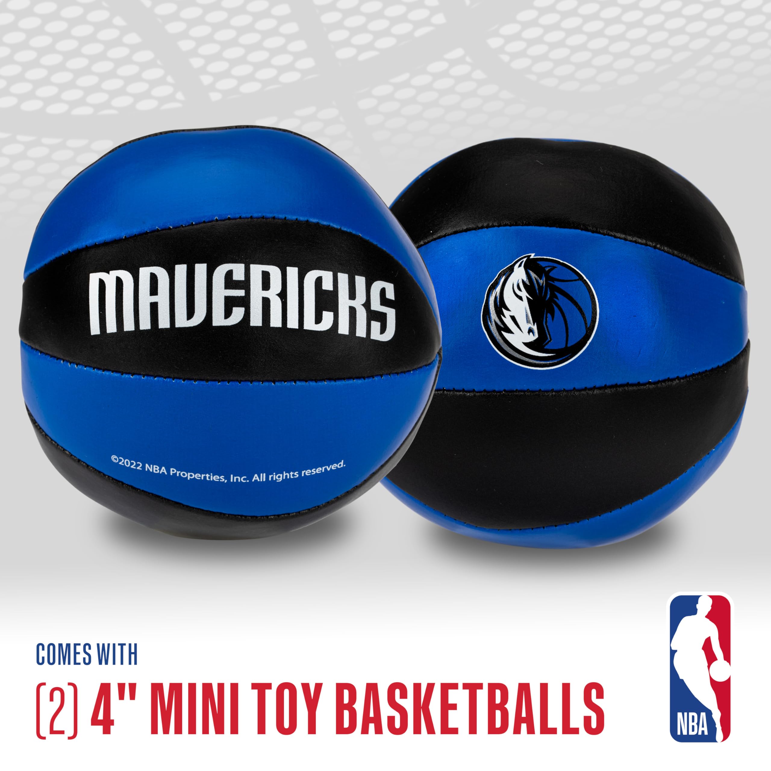 Foto 3 pulgar | Balones De Baloncesto De Juguete Franklin Sports Nba Dallas Mavericks De 4 Pulgadas, Paquete De 2 - Venta Internacional.