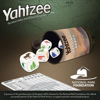 Foto 4 | Game Yahtzee National Parks Travel Edition Para Toda La Familia - Venta Internacional.