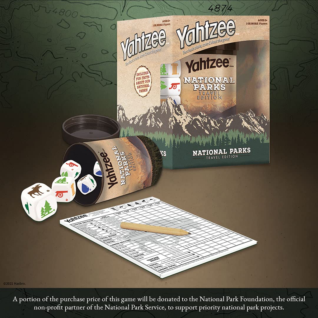 Foto 8 pulgar | Game Yahtzee National Parks Travel Edition Para Toda La Familia - Venta Internacional.