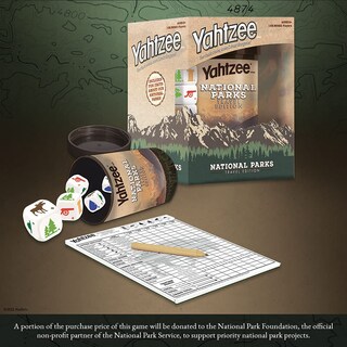 Foto 7 | Game Yahtzee National Parks Travel Edition Para Toda La Familia - Venta Internacional.