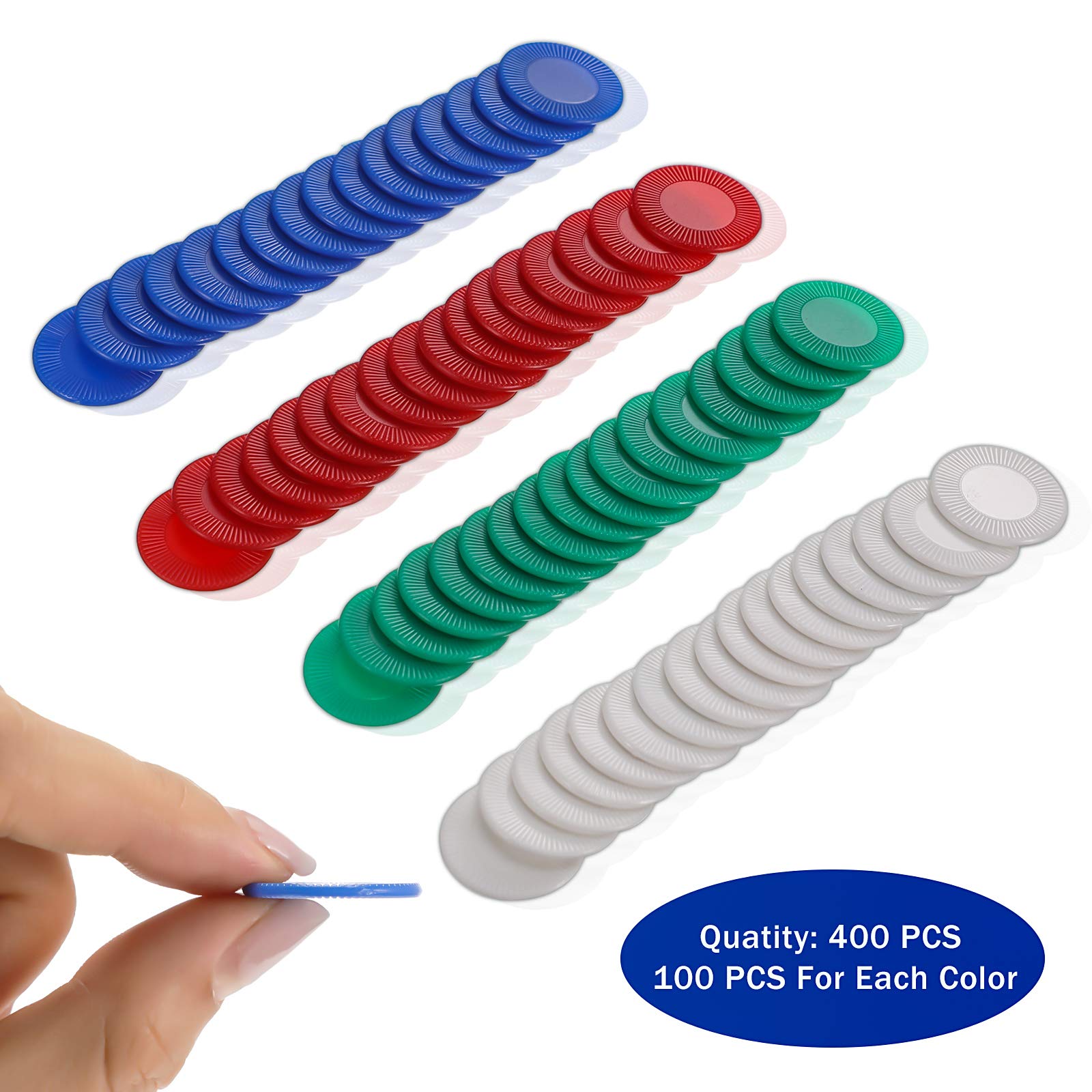 Foto 4 pulgar | Fichas De Póquer De Plástico Skylety 400 Piezas Para Juegos Infantiles - Venta Internacional.