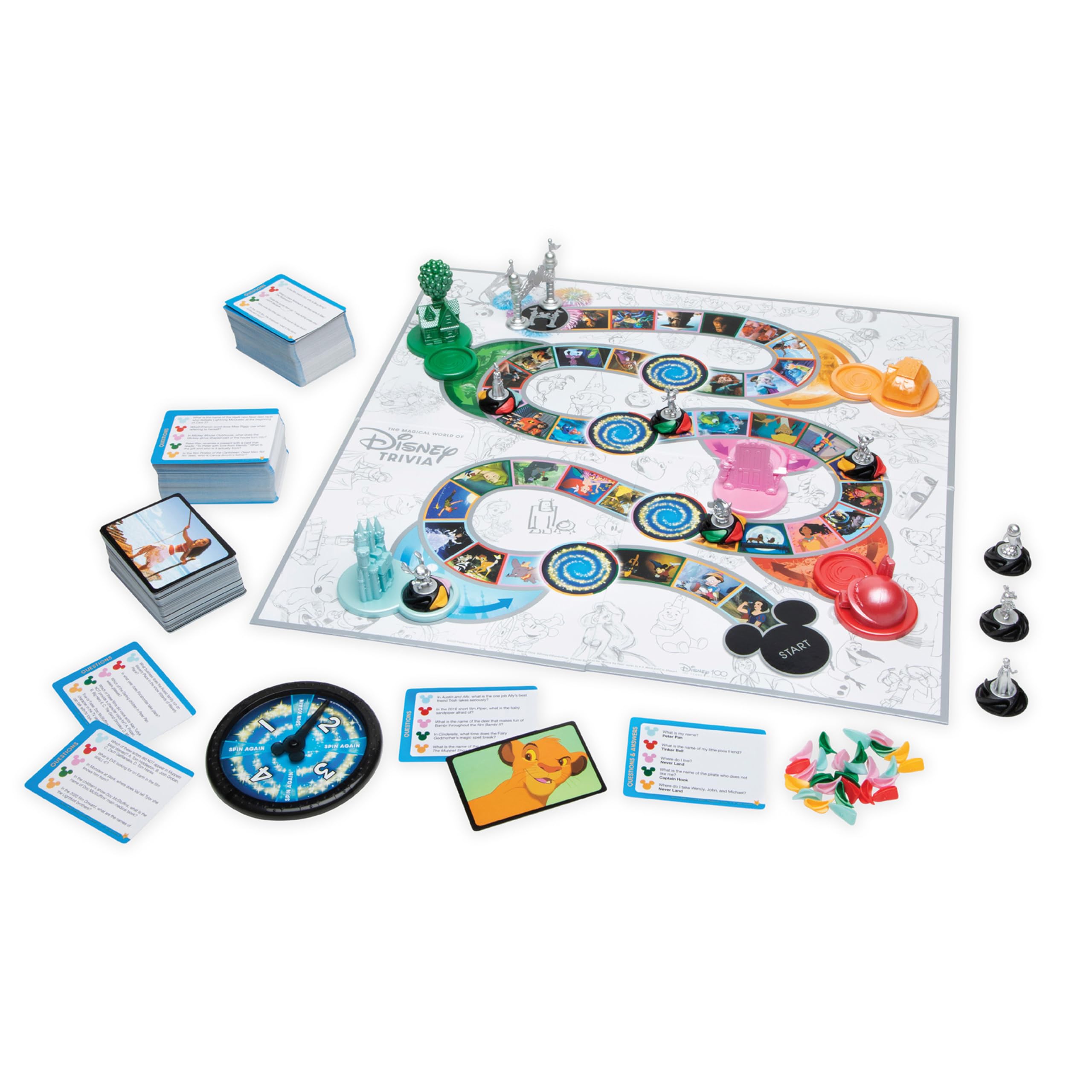 Foto 4 pulgar | Juego De Mesa Playmonster The Magical World Of Disney Trivia - Venta Internacional.