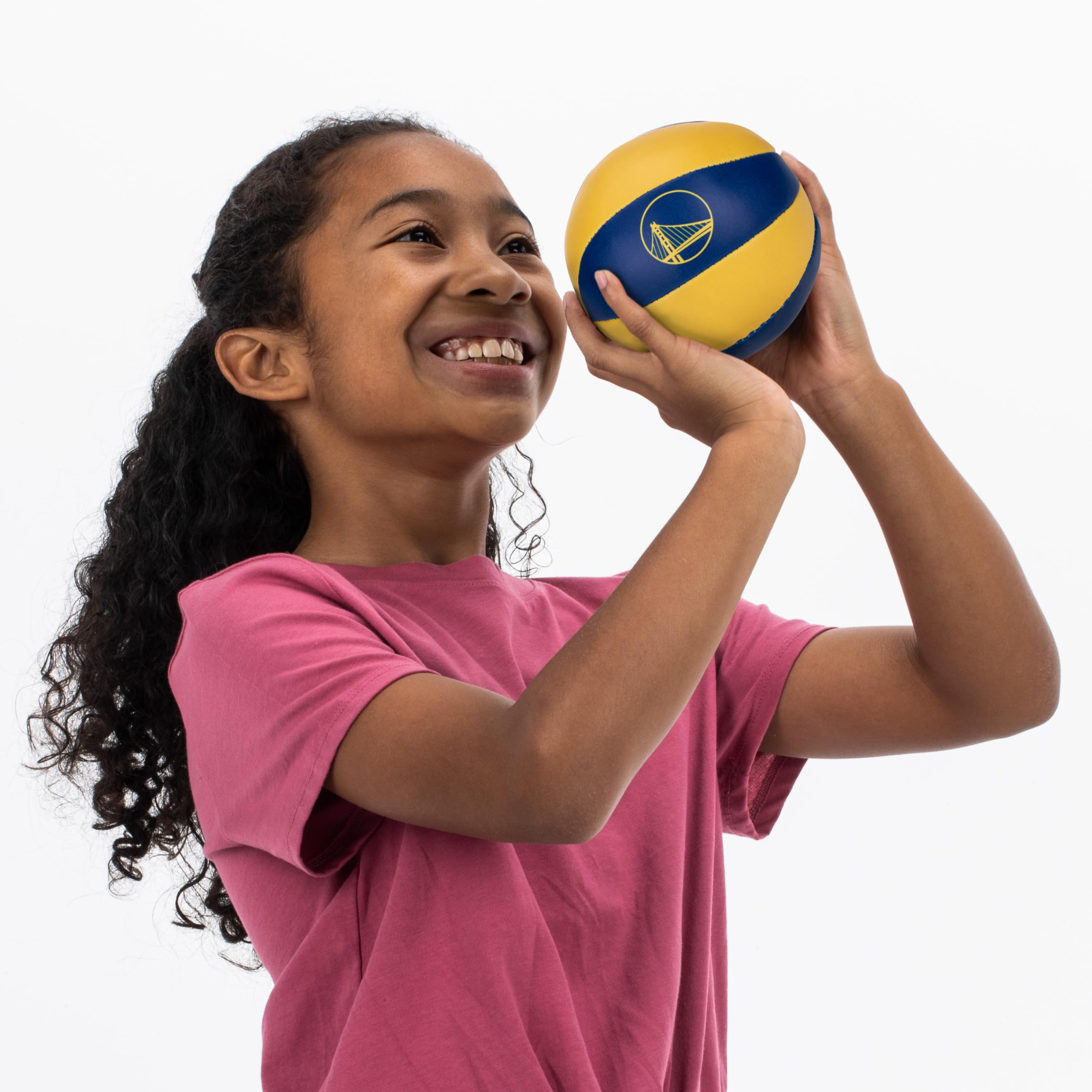 Foto 8 pulgar | Balones De Baloncesto De Juguete Franklin Sports Nba Golden State Warriors De 4 Pulgadas - Venta Internacional.