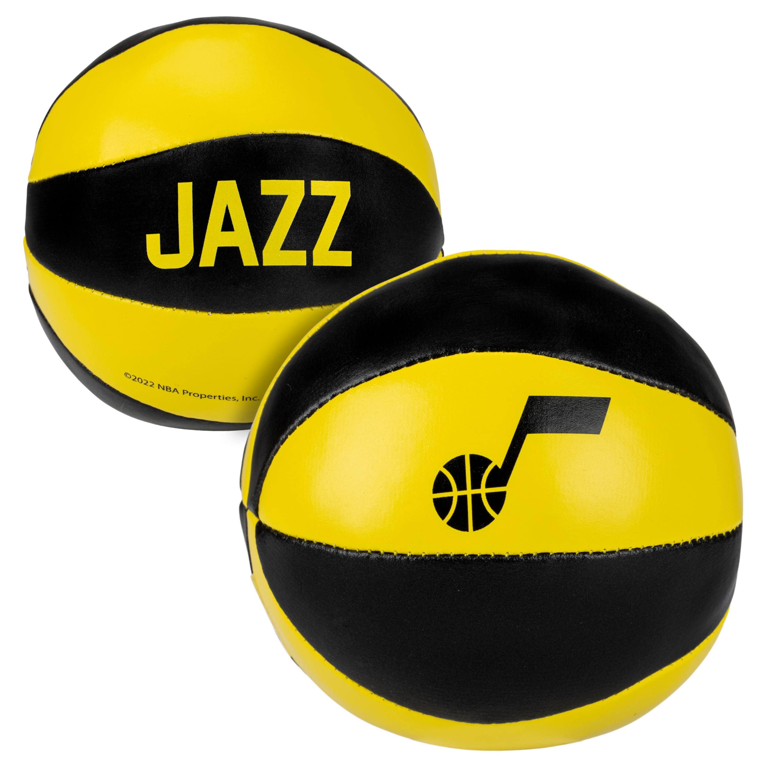 Balones De Baloncesto De Juguete Franklin Sports Nba Utah Jazz De 4 Pulgadas, Paquete De 2 - Venta Internacional.
