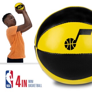 Foto 2 | Balones De Baloncesto De Juguete Franklin Sports Nba Utah Jazz De 4 Pulgadas, Paquete De 2 - Venta Internacional.