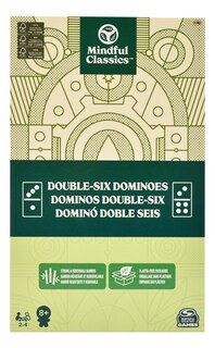 Foto 1 | Domino Doble Seis 28 Fichas De Madera Spin Master