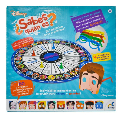 Foto 3 pulgar | Sabes Quien Es ? Disney Juego De Mesa Novelty