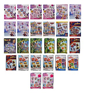 Foto 1 | Loteria Y Memoria Juego De Mesa Surtido Pack 26 Pzas Bestway