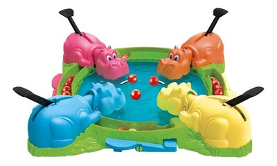 Foto 2 | Hippos Glotones Juego De Mesa Clasico Hasbro