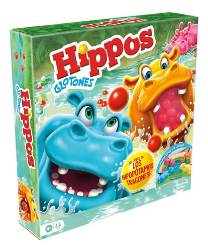 Foto 3 | Hippos Glotones Juego De Mesa Clasico Hasbro