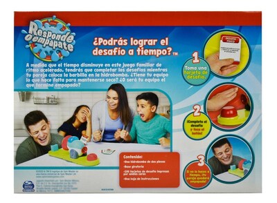 Foto 3 | Responde O Empapate Juego De Mesa Spin Master Games