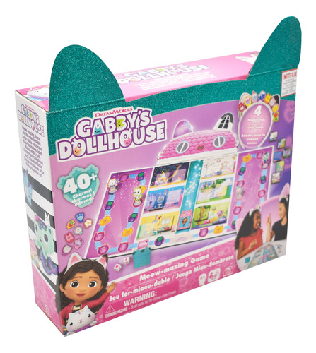 Foto 4 pulgar | Gabbys Dollhouse Miau Sombroso Juego De Mesa Spin Master Cd