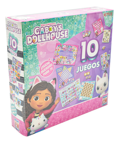 Foto 2 | Gabbys Dollhouse 10 Juegos De Mesa Fotorama