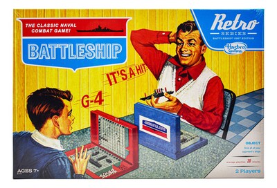 Foto 1 | Battleship Retro Series 1967 Juego De Mesa Ingles Hasbro