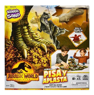 Foto 1 | Jurassic World Pisa Y Aplasta Juego De Mesa Spin Master