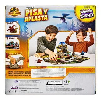 Foto 3 | Jurassic World Pisa Y Aplasta Juego De Mesa Spin Master