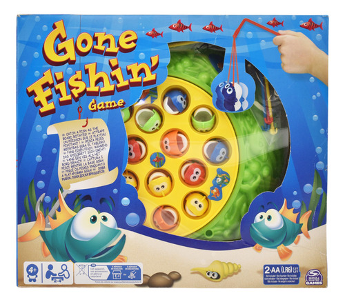 Foto 1 | Pesca Peces Gone Fishin Juego De Mesa Spin Master Da