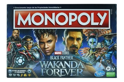 Foto 1 | Marvel Monopoly Black Panther Wakanda Forever Hasbro