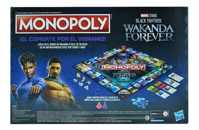 Foto 3 | Marvel Monopoly Black Panther Wakanda Forever Hasbro