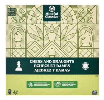 Foto 1 | Ajedrez Y Damas Mindful Classics Bambu Spin Master